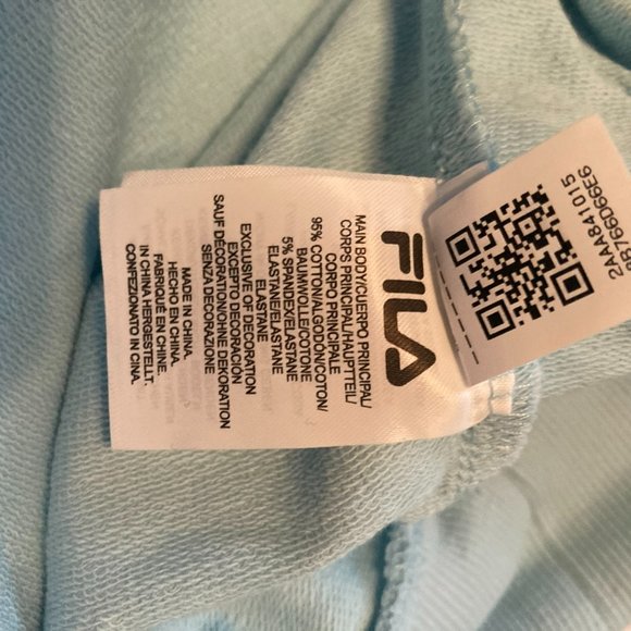 Fila Long Sleeve Crew Neck Sweatshirt with Pockets Blue XXL NWT - Picture 8 of 10